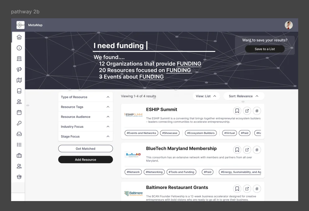 Examples early wireframes